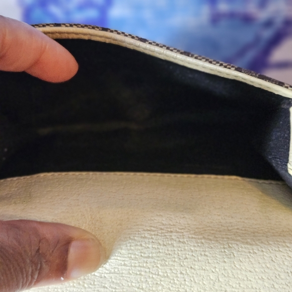 Gucci Monogram Eclipse Wallet Compact Canvas Leather Brown Cream - Picture 13 of 17